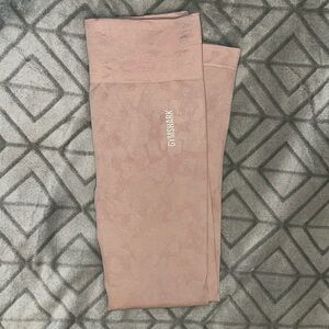 Gymshark Leggings Light Pink Camo